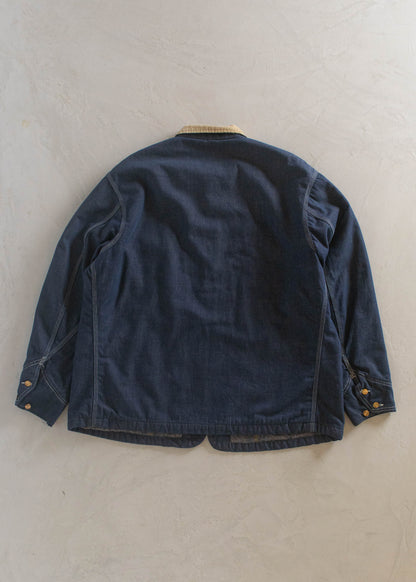 1970s Lee Blanket Lined Denim Chore Coat Size XL/2XL