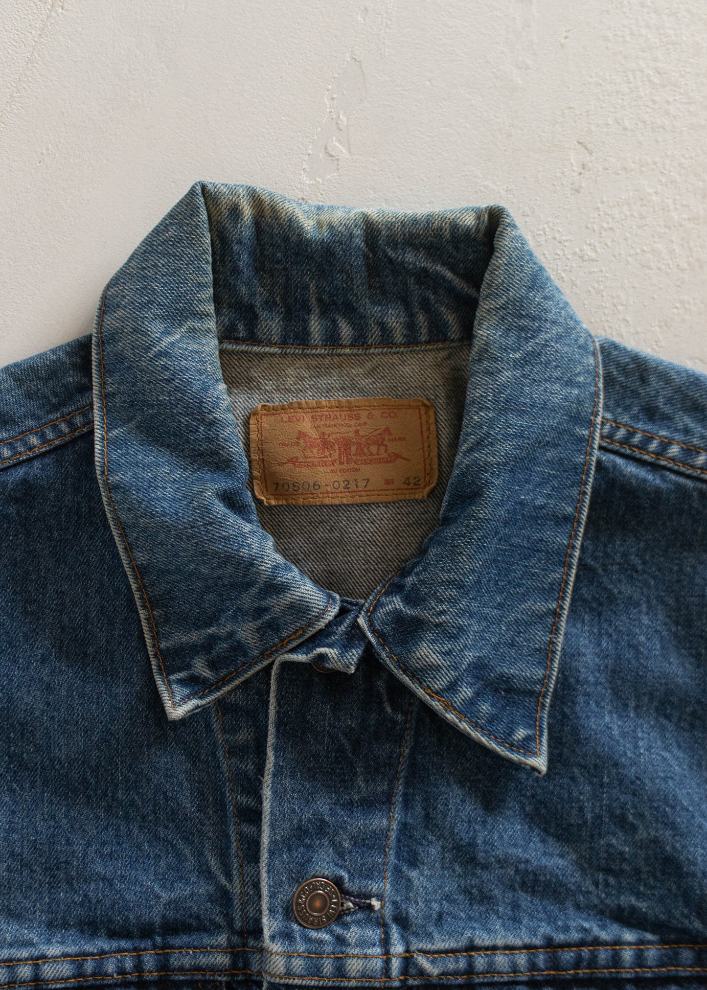 1980s Levi's Denim Trucker Jacket Size XS/S