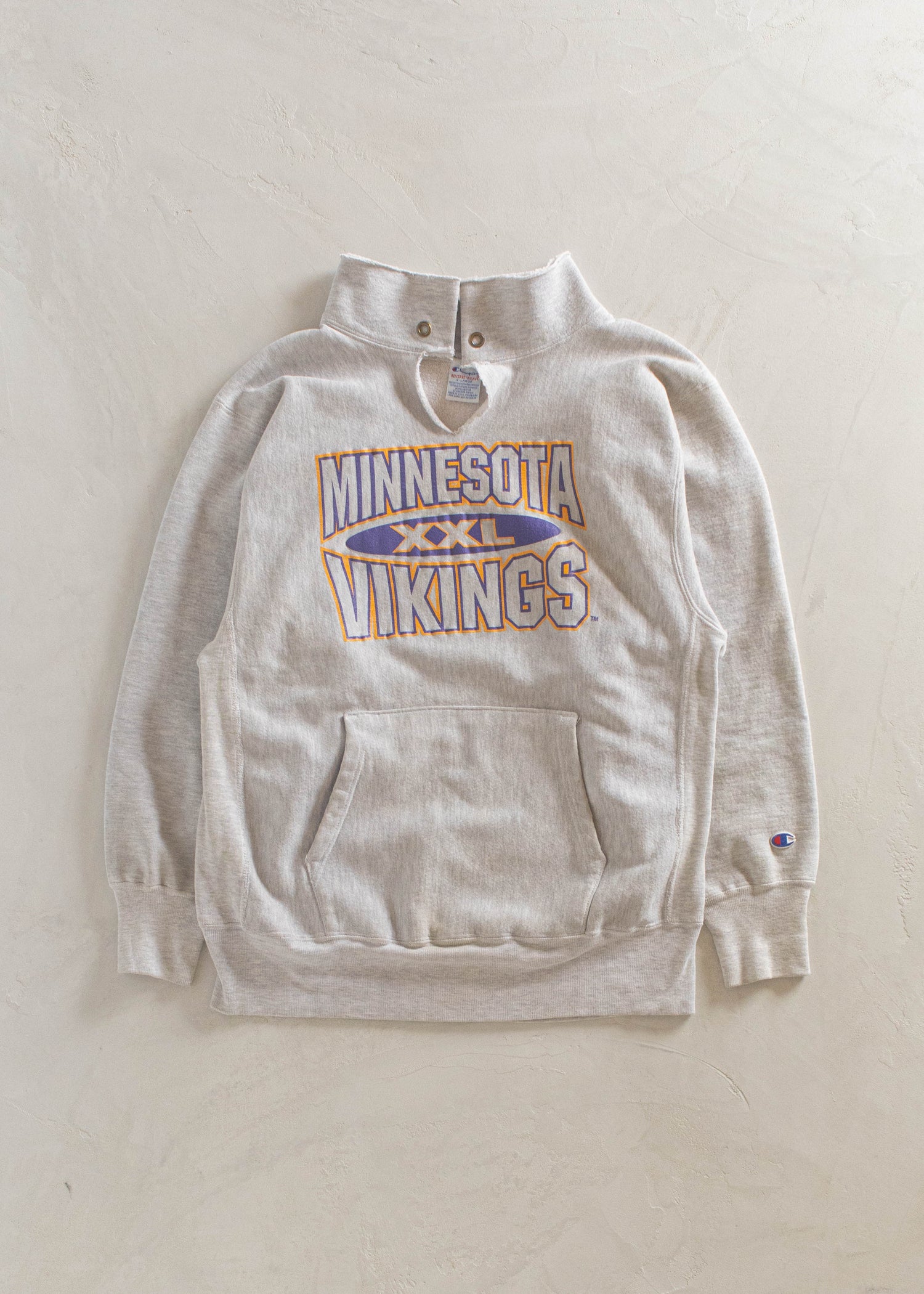 1990s Champion Reverse Weave Minnesota XXL Vikings Sweatshirt Size M/L