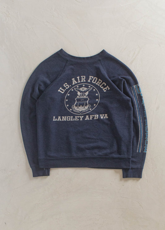 1980s U.S Airforce Raglan Sweatshirt Size XS/S