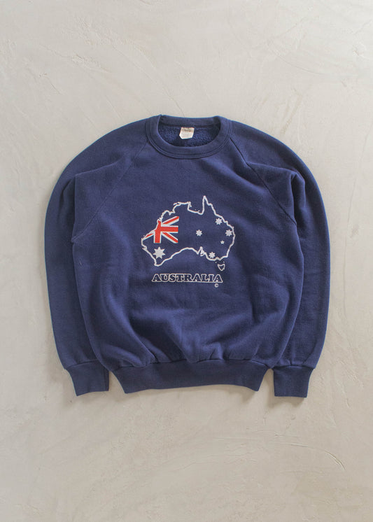 1980s Ryder Australia Souvenir Raglan Sweatshirt Size S/M