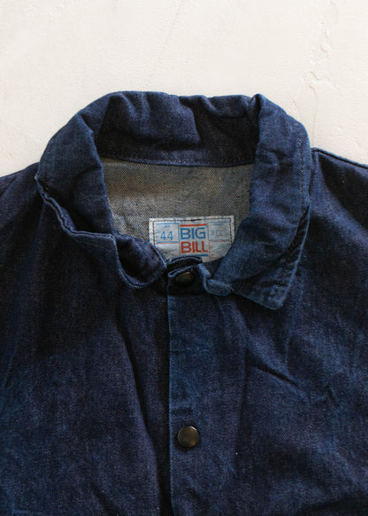 1970s Big Bill Denim Chore Coat Size L/XL