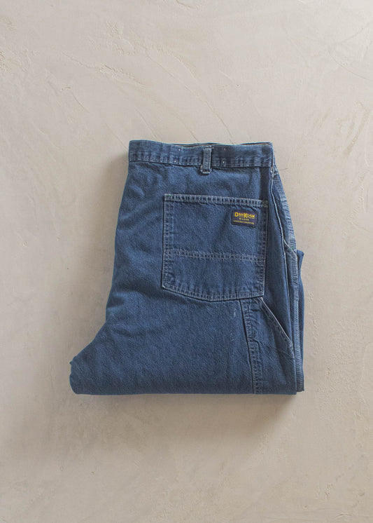 1970s Union Made OshKosh Denim Carpenter Pants Size Women's 42 Men's 44