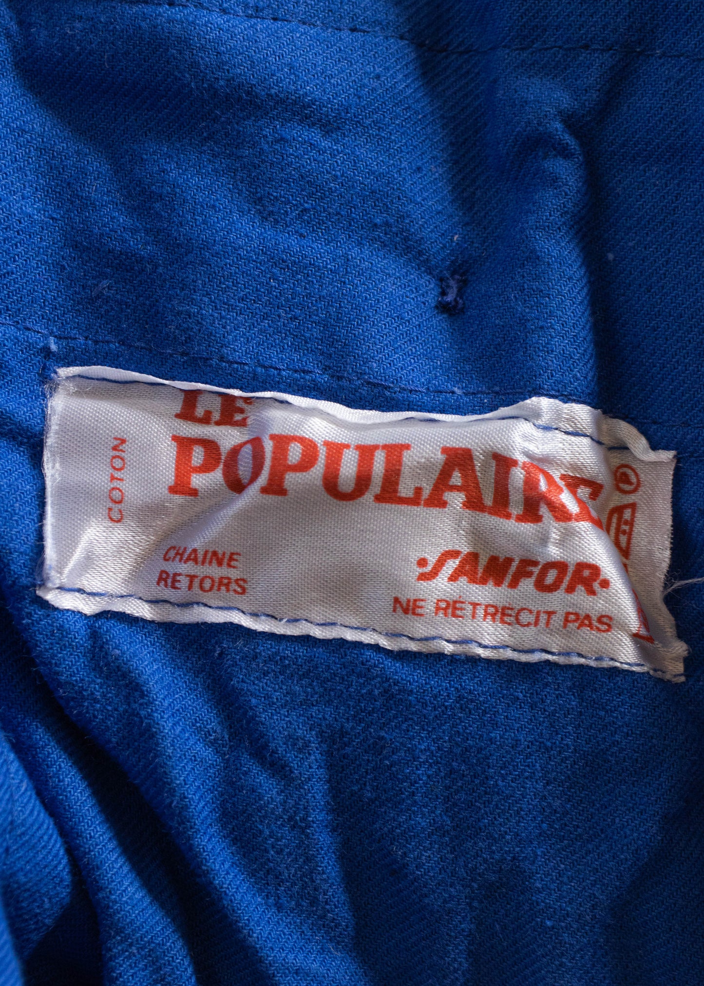 1980s Sanfor French Workwear Chore Pants Size Women's 30 Men's 32