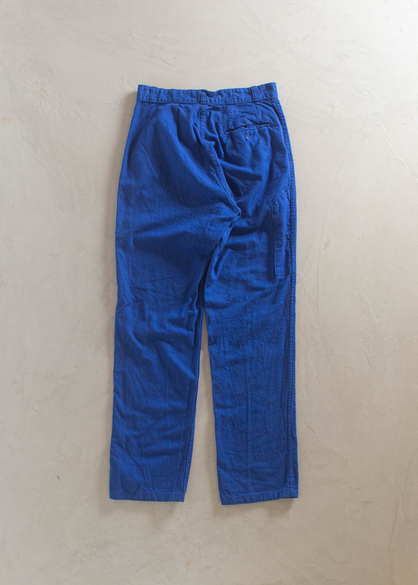 1980s Sanfor French Workwear Chore Pants Size Women's 30 Men's 32