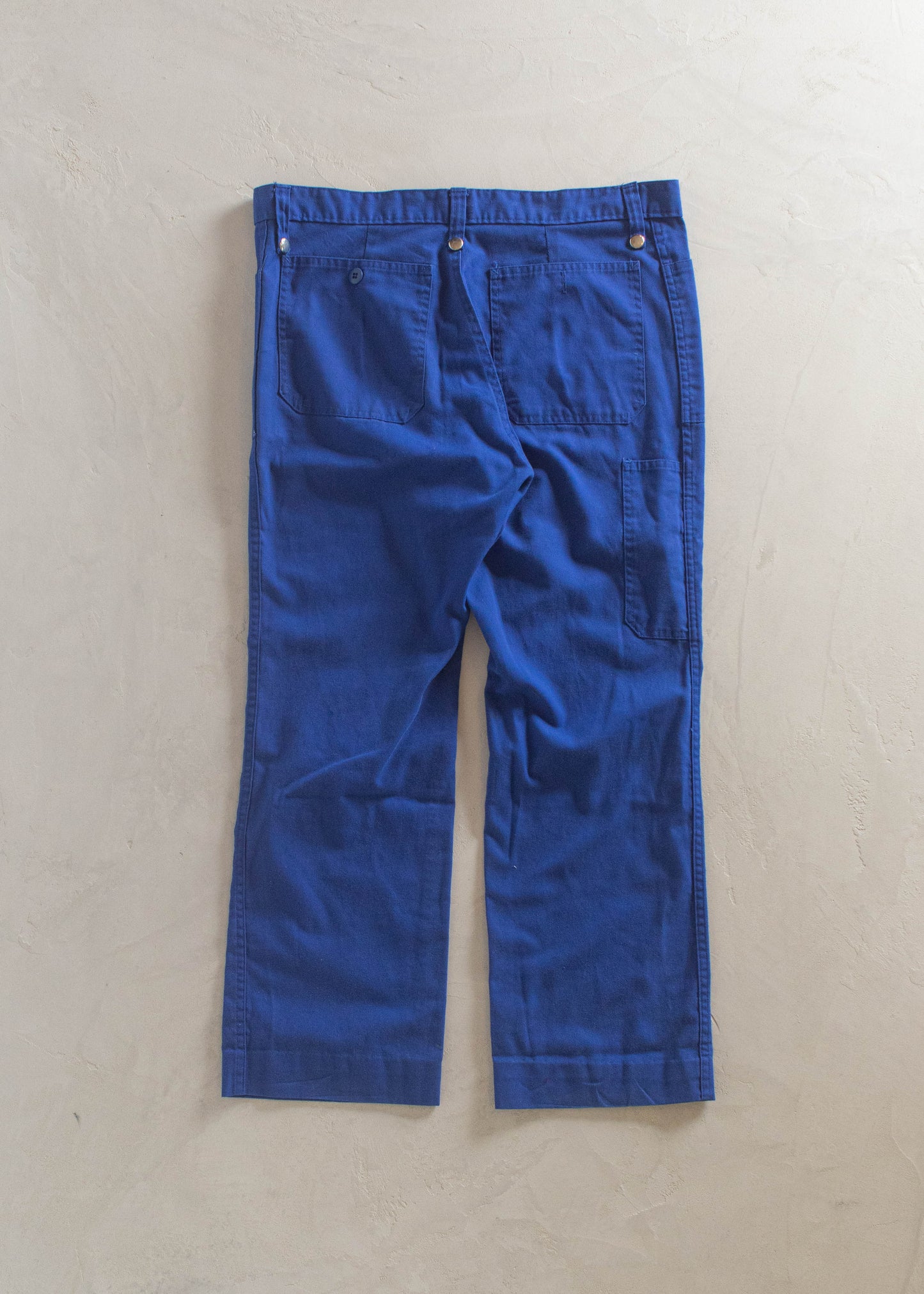 1980s French Workwear Chore Pants Size Women's 36 Men's 36