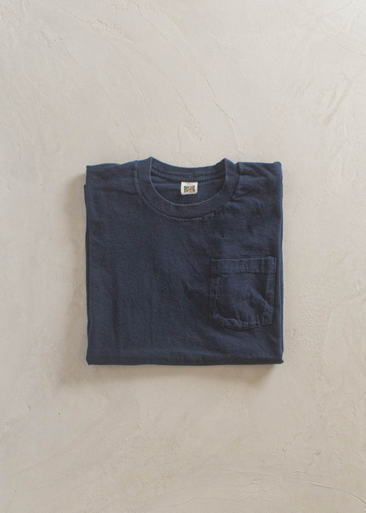 1980s Fruit of the Loom Selvedge Pocket T-Shirt Size M/L