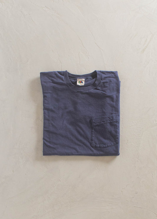 1980s Fruit of the Loom Selvedge Pocket T-Shirt Size S/M