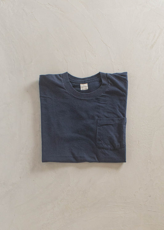 1980s Fruit of the Loom Selvedge Pocket T-Shirt Size L/XL