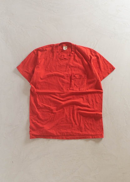 1980s Fruit of the Loom Selvedge Pocket T-Shirt Size M/L