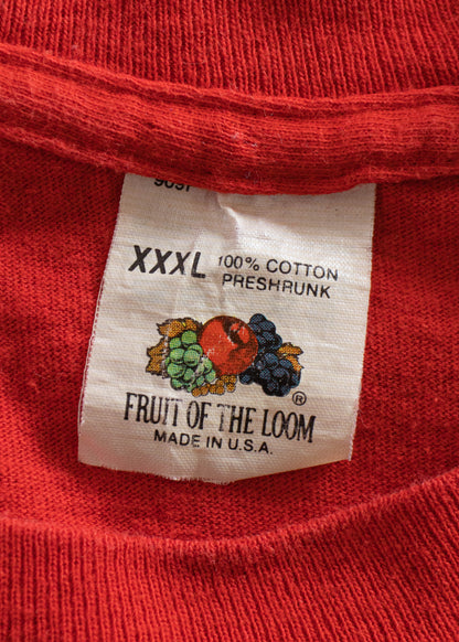 Vintage 1980s Fruit of the Loom Pocket T-Shirt Size XL/2XL