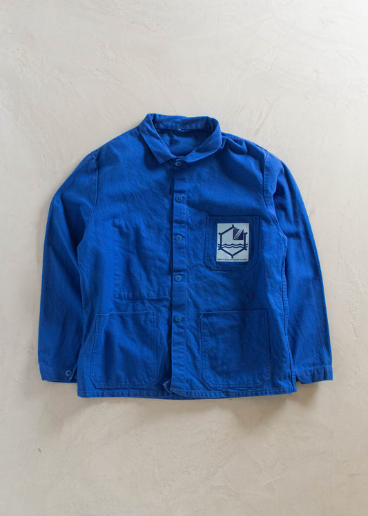 1980s French Workwear Chore Jacket Size M/L