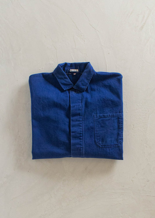 1980s French Workwear Chore Jacket Size M/L