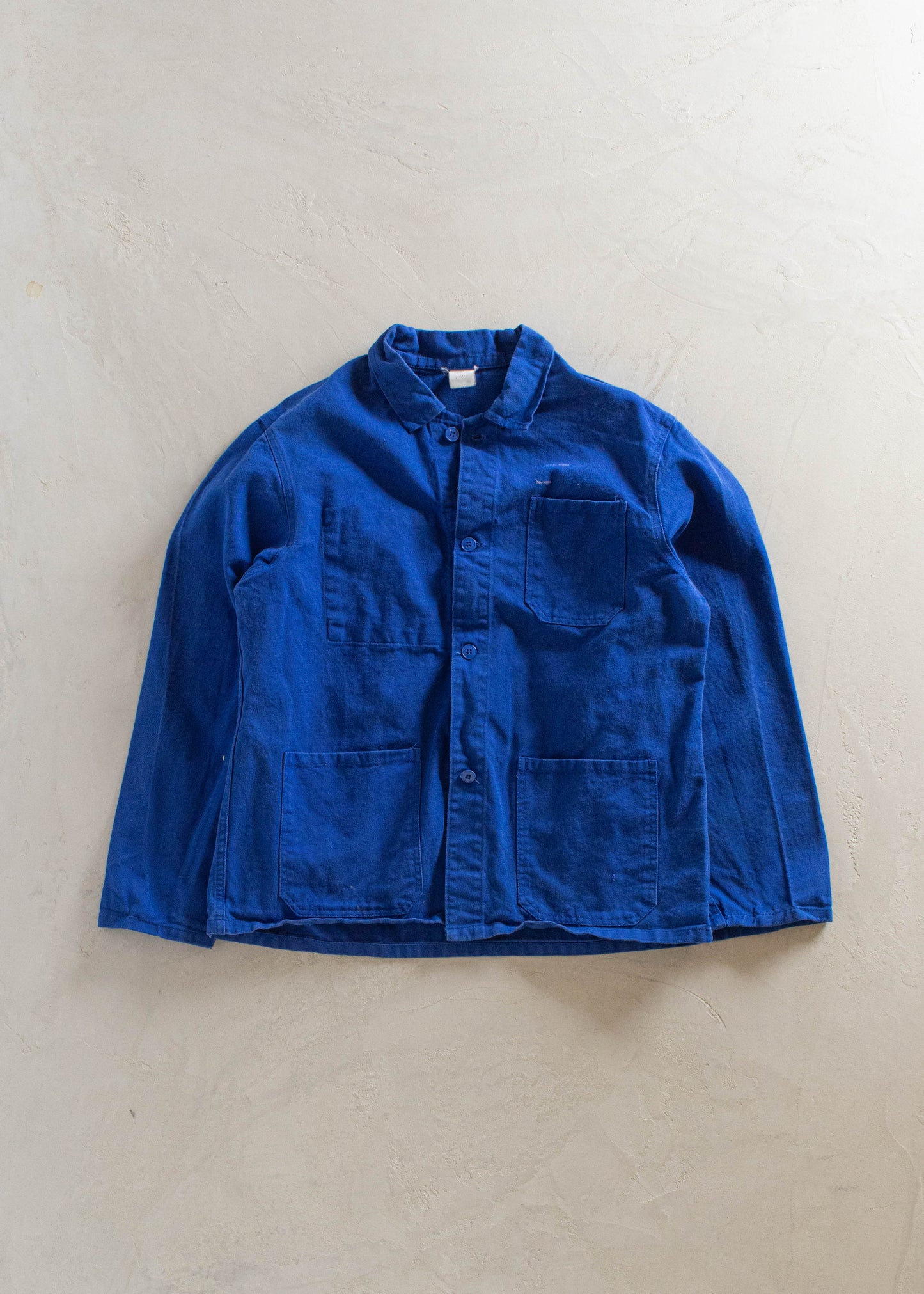 1980s French Workwear Chore Jacket Size M/L