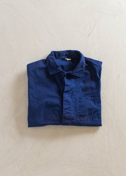 1980s French Workwear Chore Jacket Size XS/S