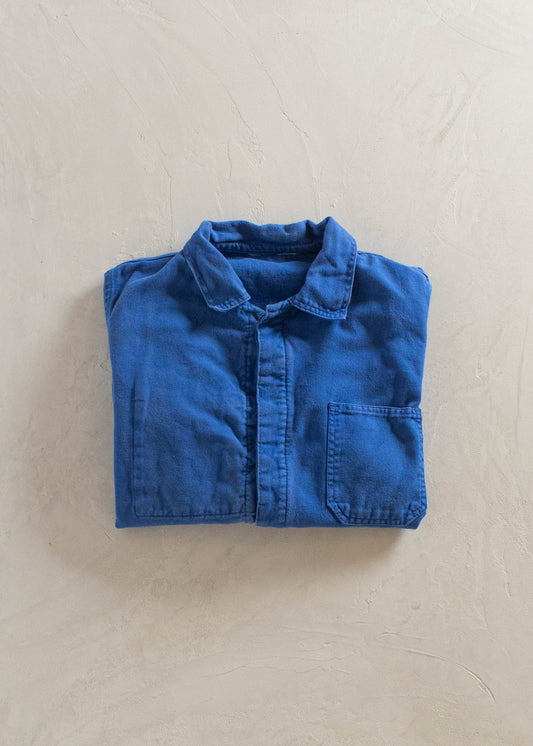 1980s French Workwear Chore Jacket Size XS/S