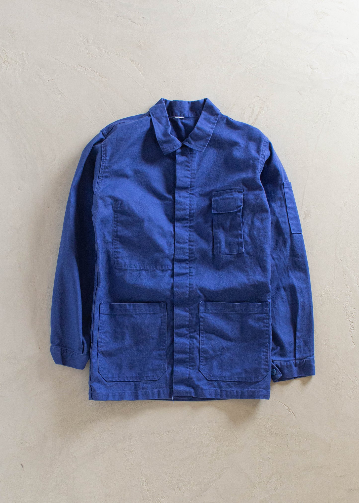 1980s French Workwear Chore Jacket Size XS/S