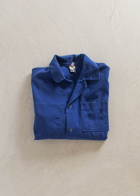 1980s French Workwear Chore Jacket Size S/M