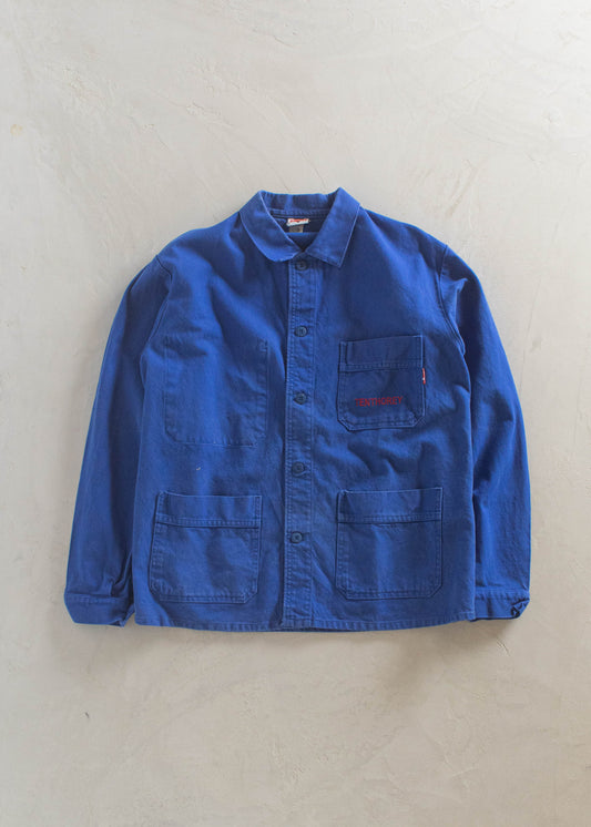 1980s Berjac French Workwear Chore Jacket Size M/L