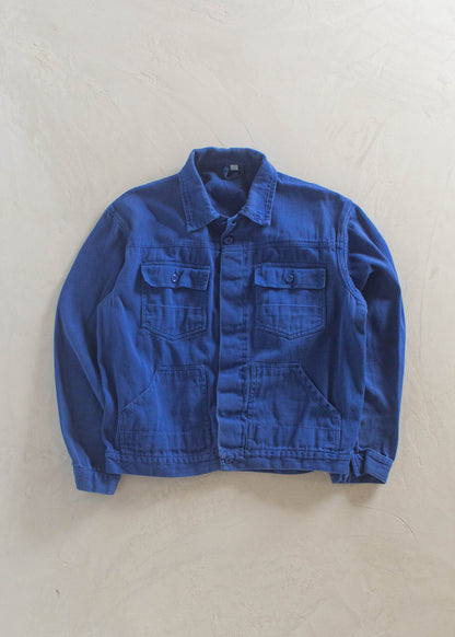 1980s French Workwear Chore Jacket Size M/L