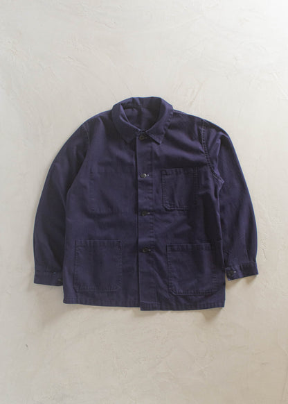 1980s French Workwear Chore Jacket Size XS/S