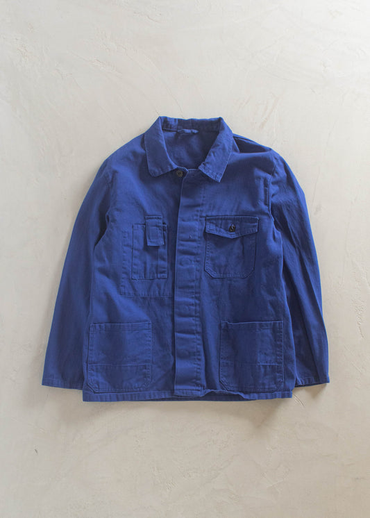 1980s French Workwear Chore Jacket Size XS/S