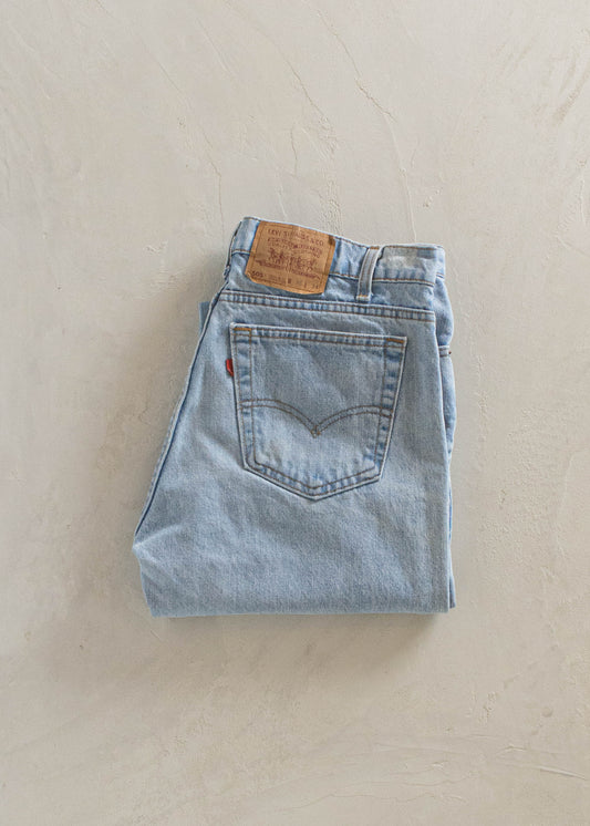 1980s Levi's 505 Lightwash Jeans Size Women's 30 Men's 32