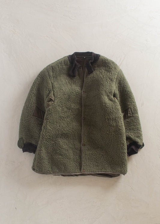 1980s Military Teddy Liner Jacket Size XS/S