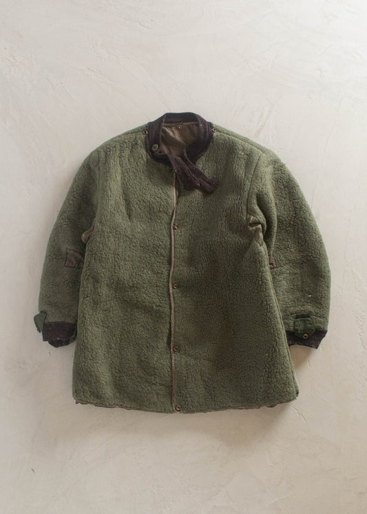 1980s Military Teddy Liner Jacket Size XS/S