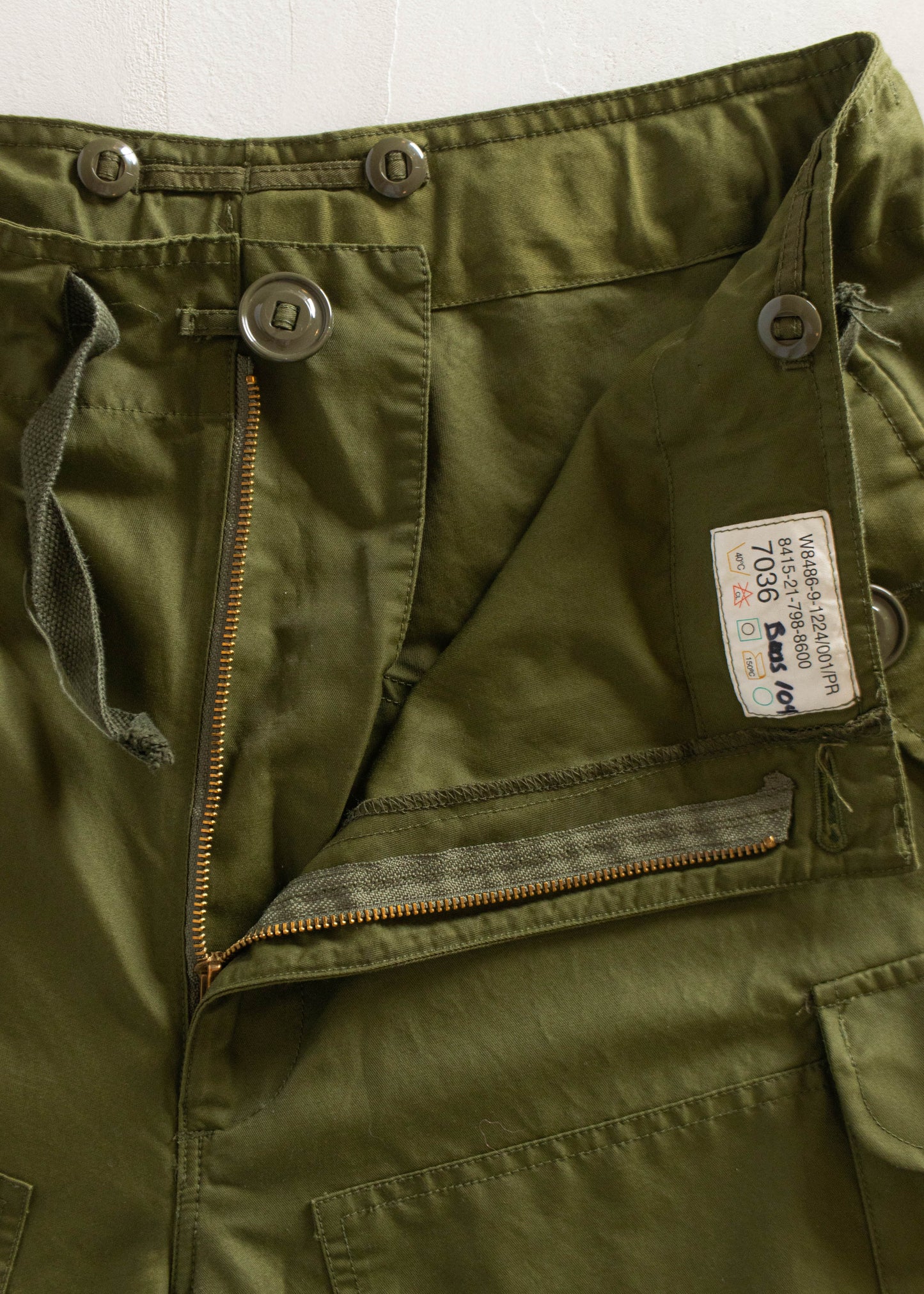 1980s Military Wind Cargo Pants Size M/L