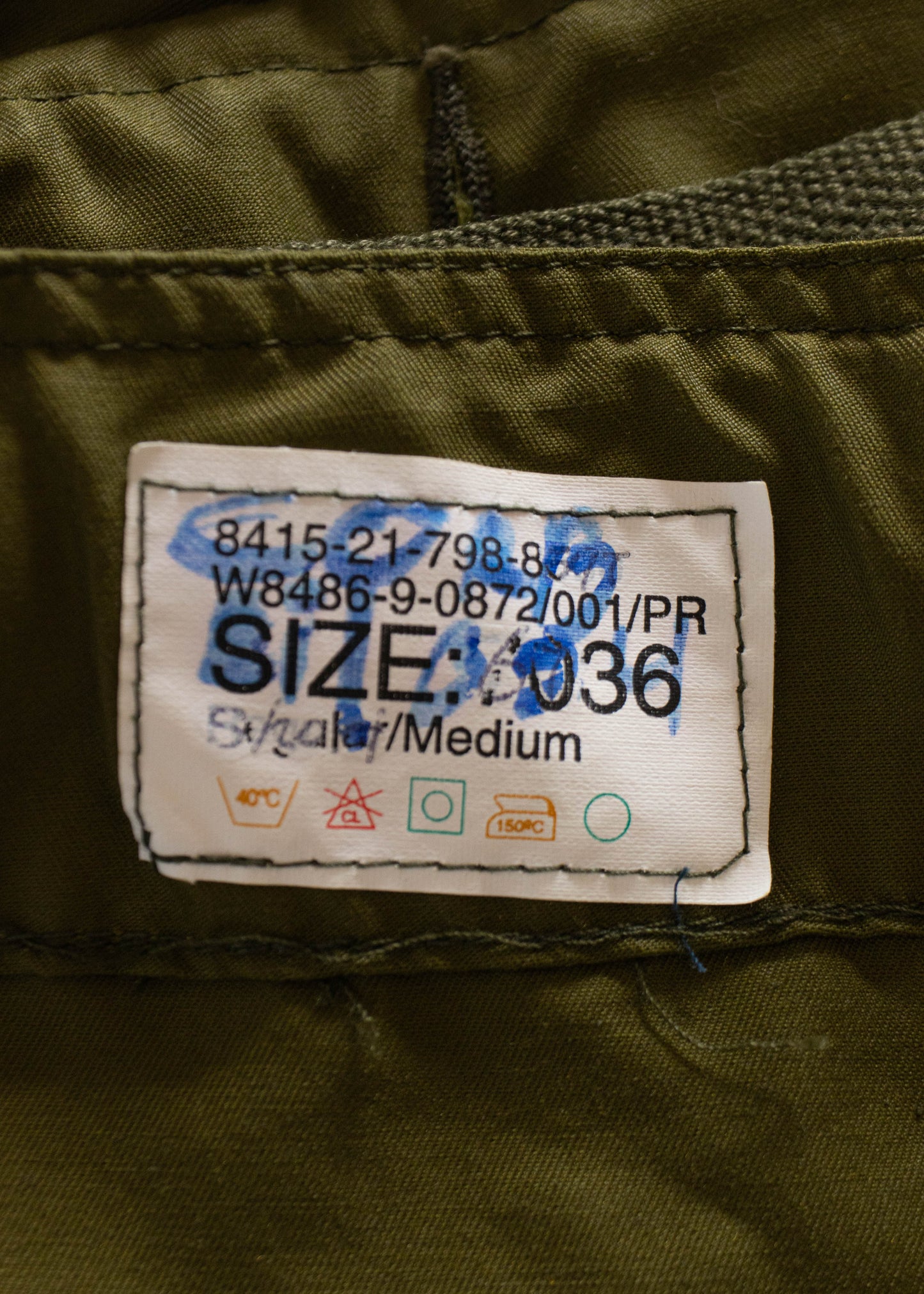 1980s Military Wind Cargo Pants Size M/L