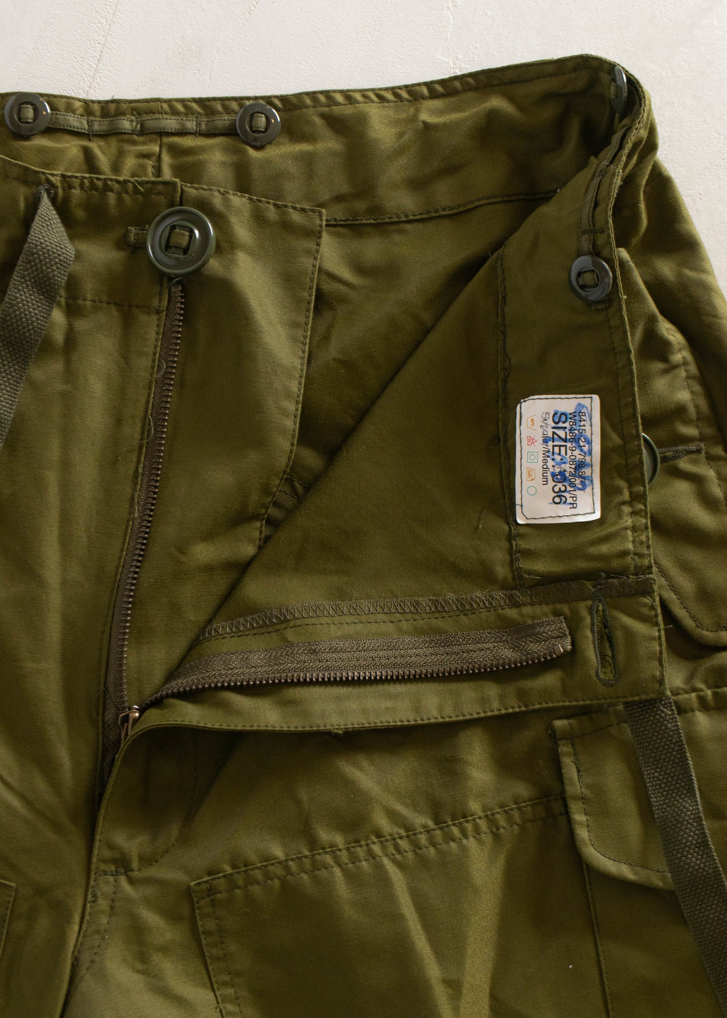 1980s Military Wind Cargo Pants Size M/L