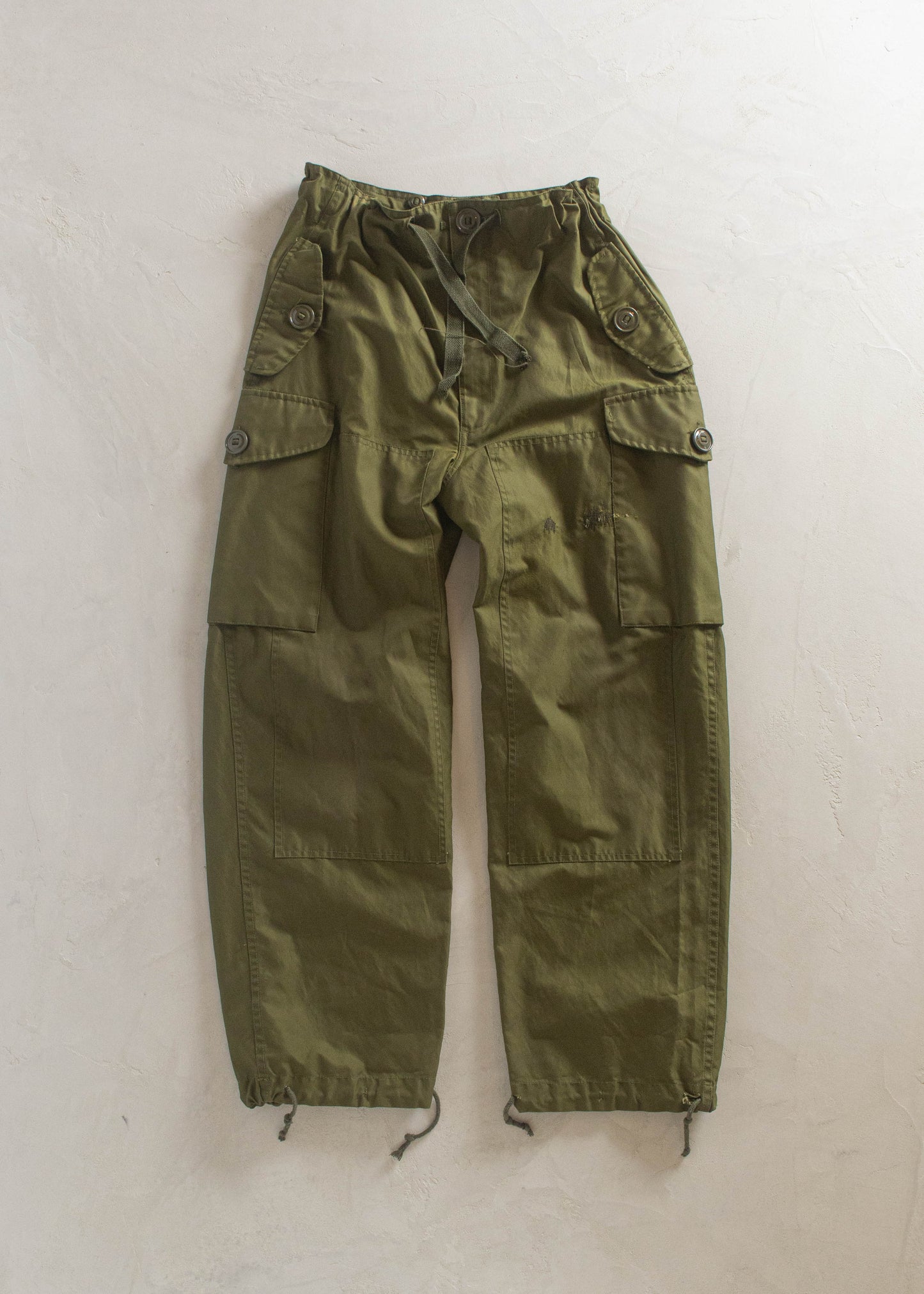 1980s Military Wind Cargo Pants Size S/M