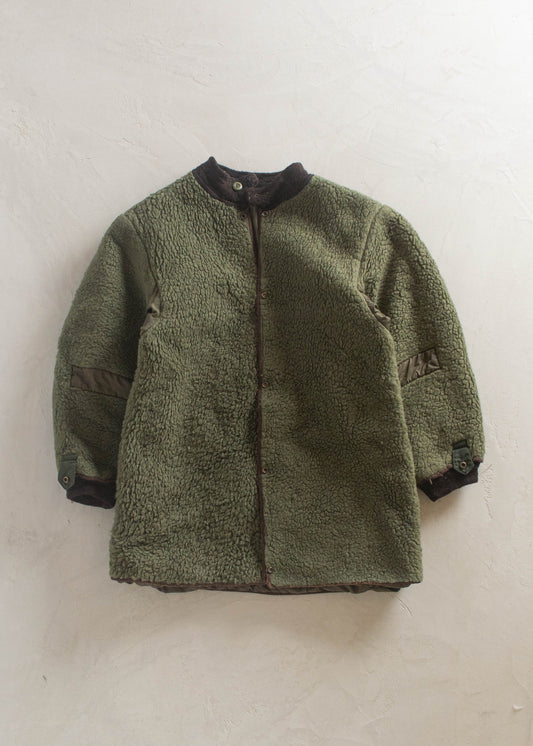 1980s Military Teddy Liner Jacket Size XS/S