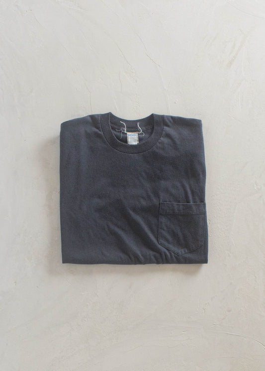 1980s Healthknit Selvedge Pocket T-Shirt Size S/M