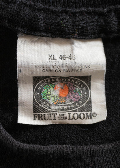 1980s Fruit of the Loom Selvedge Pocket T-Shirt Size M/L