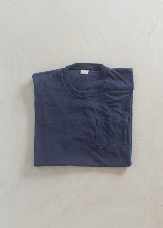 1980s Selvedge Pocket T-Shirt Size XL/2XL