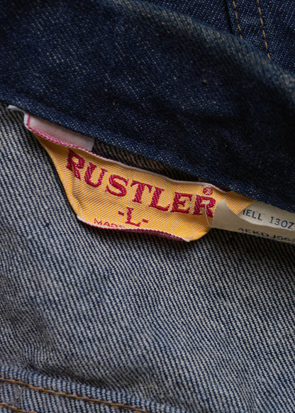 1970s Rustler Denim Trucker Jacket Size M/L