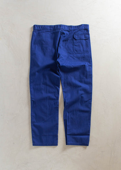 1980s Macober French Workwear Chore Pants Size Women's 40 Men's 42