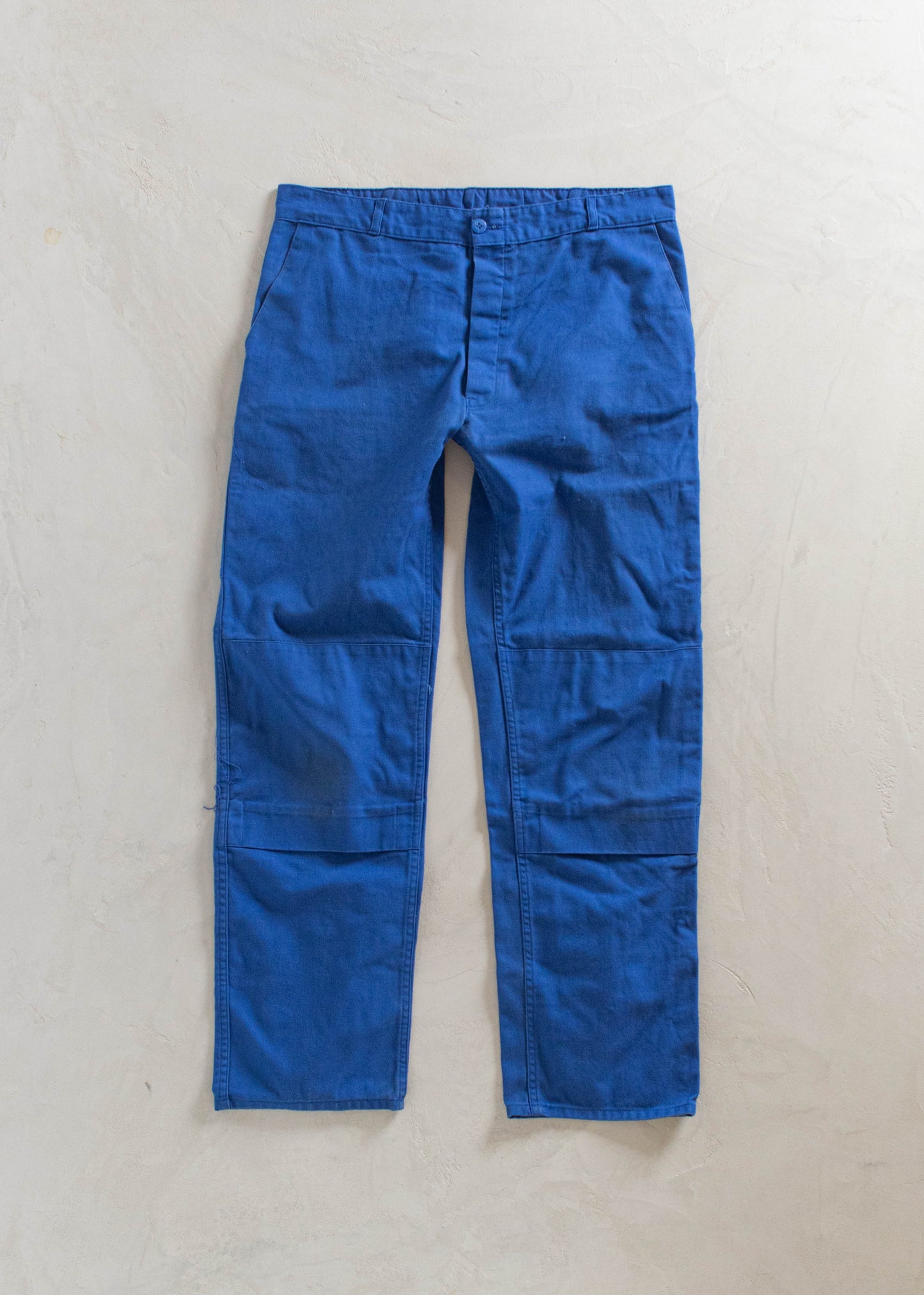 1980s Lafodex French Workwear Chore Pants Size Women's 33 Men's 36