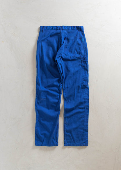 1980s Cepovett French Workwear Chore Pants Size Women's 30 Men's 32