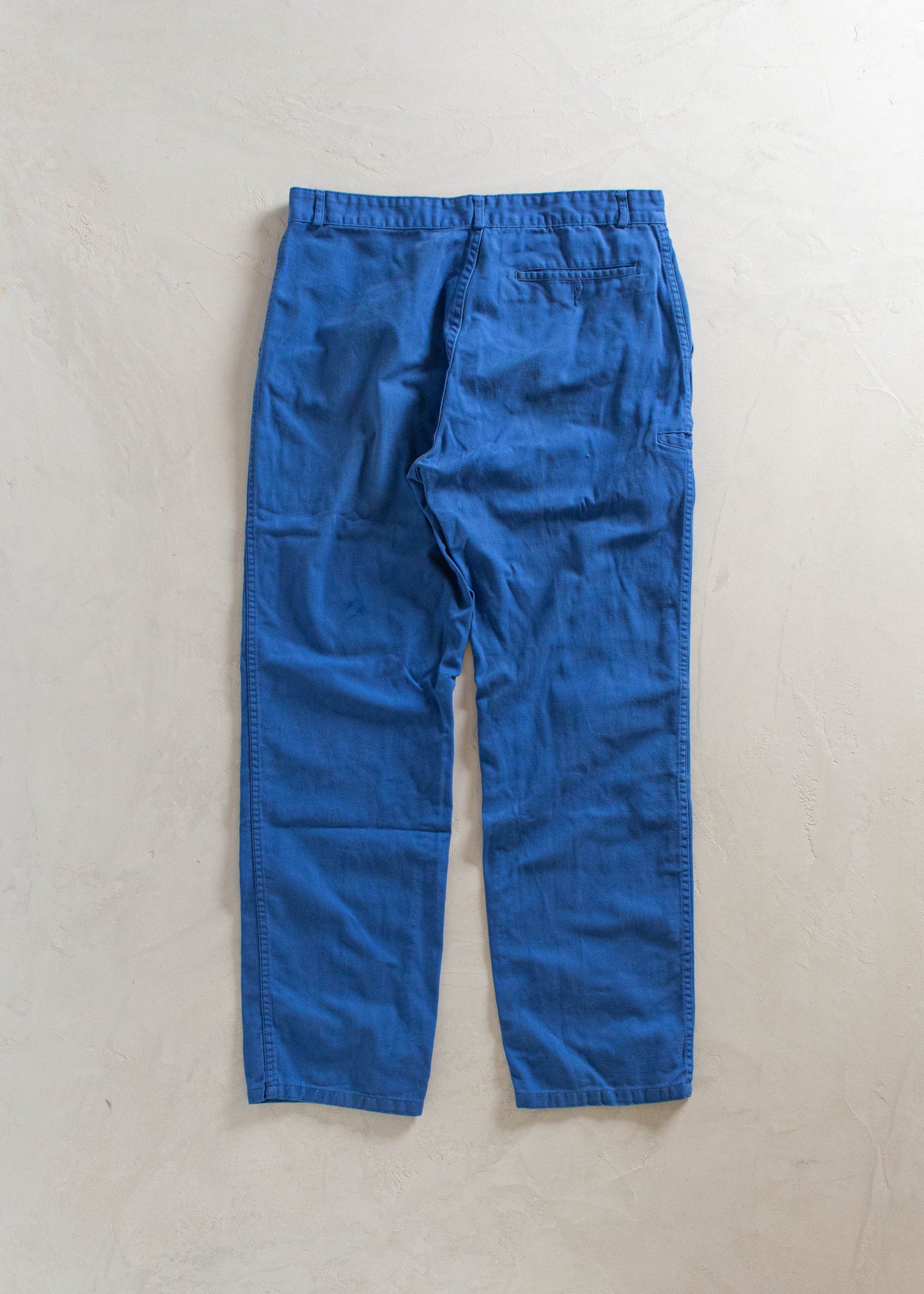 1980s French Workwear Chore Pants Size Women's 32 Men's 34