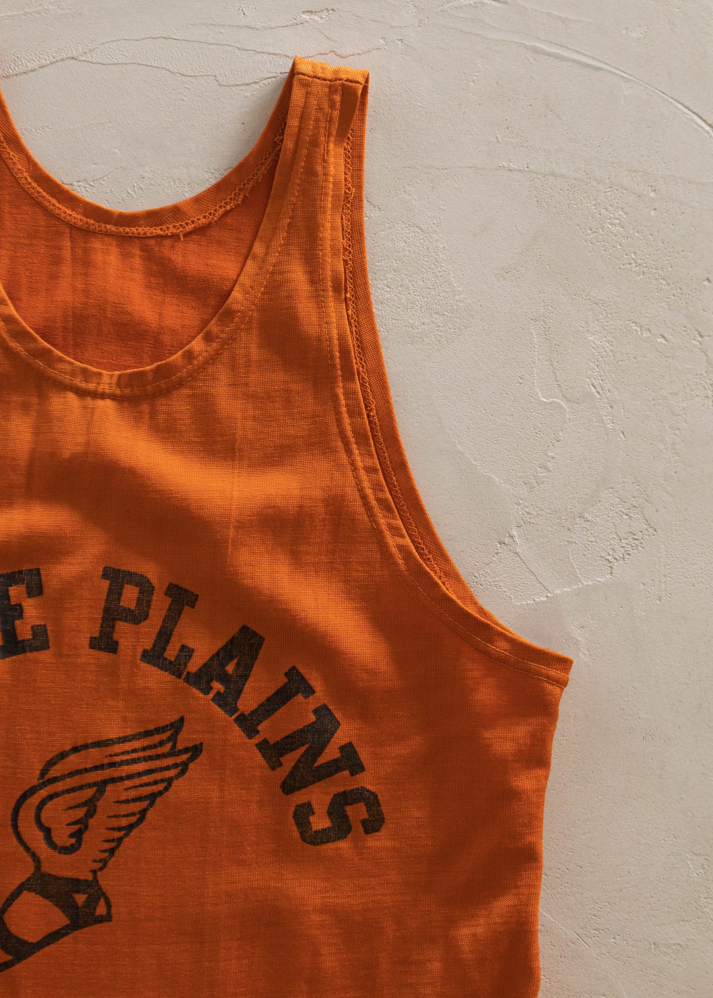 1960s Champion White Plains Basketball Jersey Tank Top Size XS/S