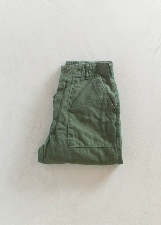 1970s OG 107 Type I Fatigue Pants Size Women's 26 Men's 30