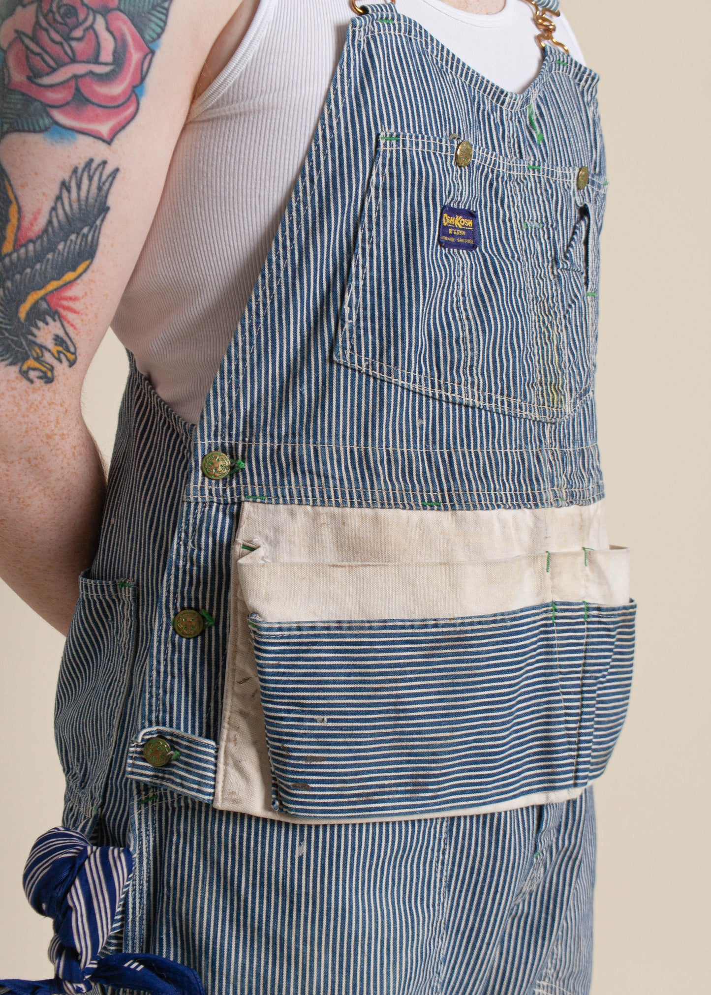 1950s OshKosh Tool Belt Overalls Size L/XL