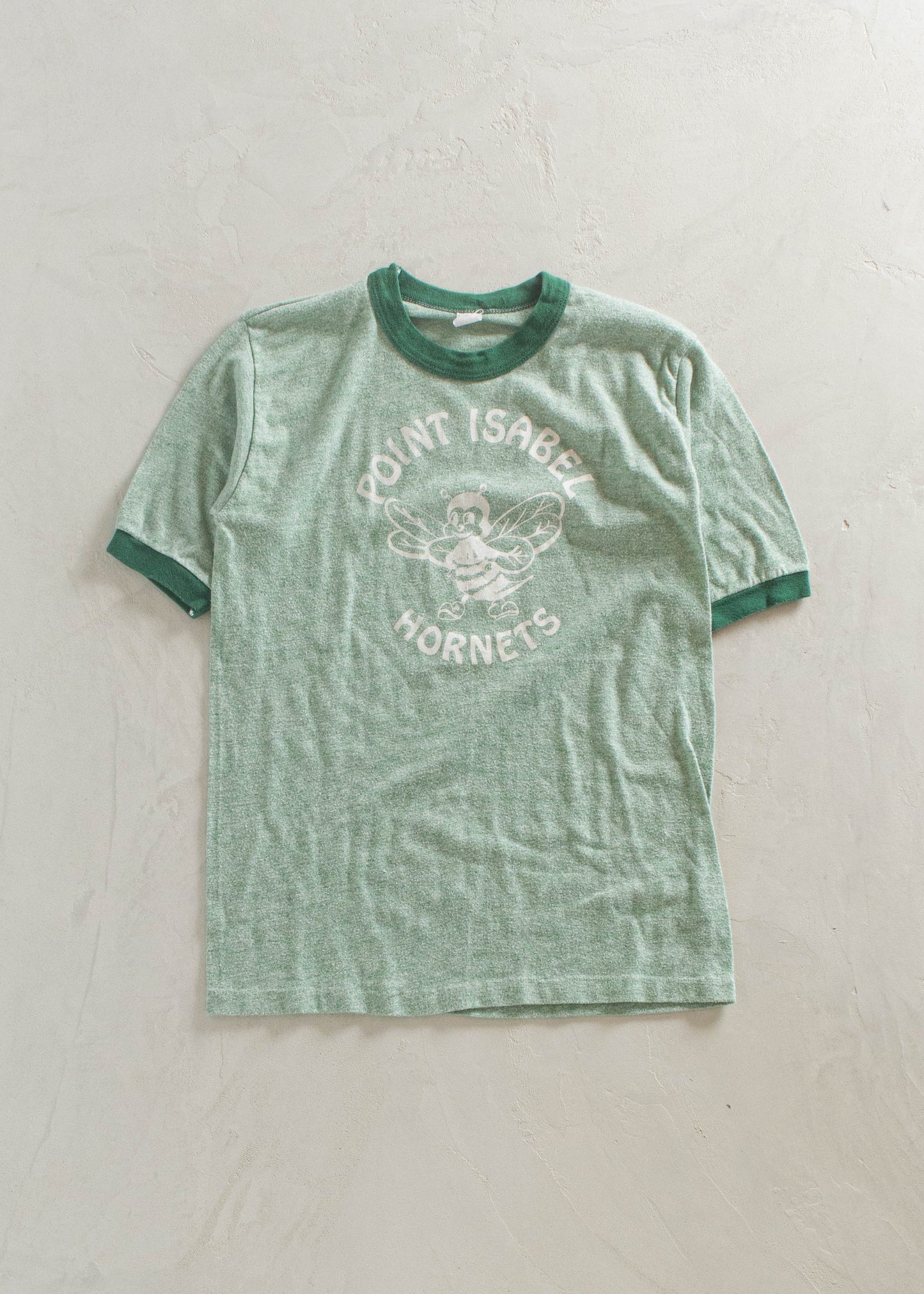 1980s Point Isabel Hornets Souvenir T-Shirt Size XS/S