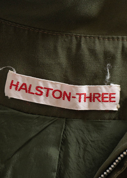 1980s Halston-Three Union-Made Gas Jacket Size S/M