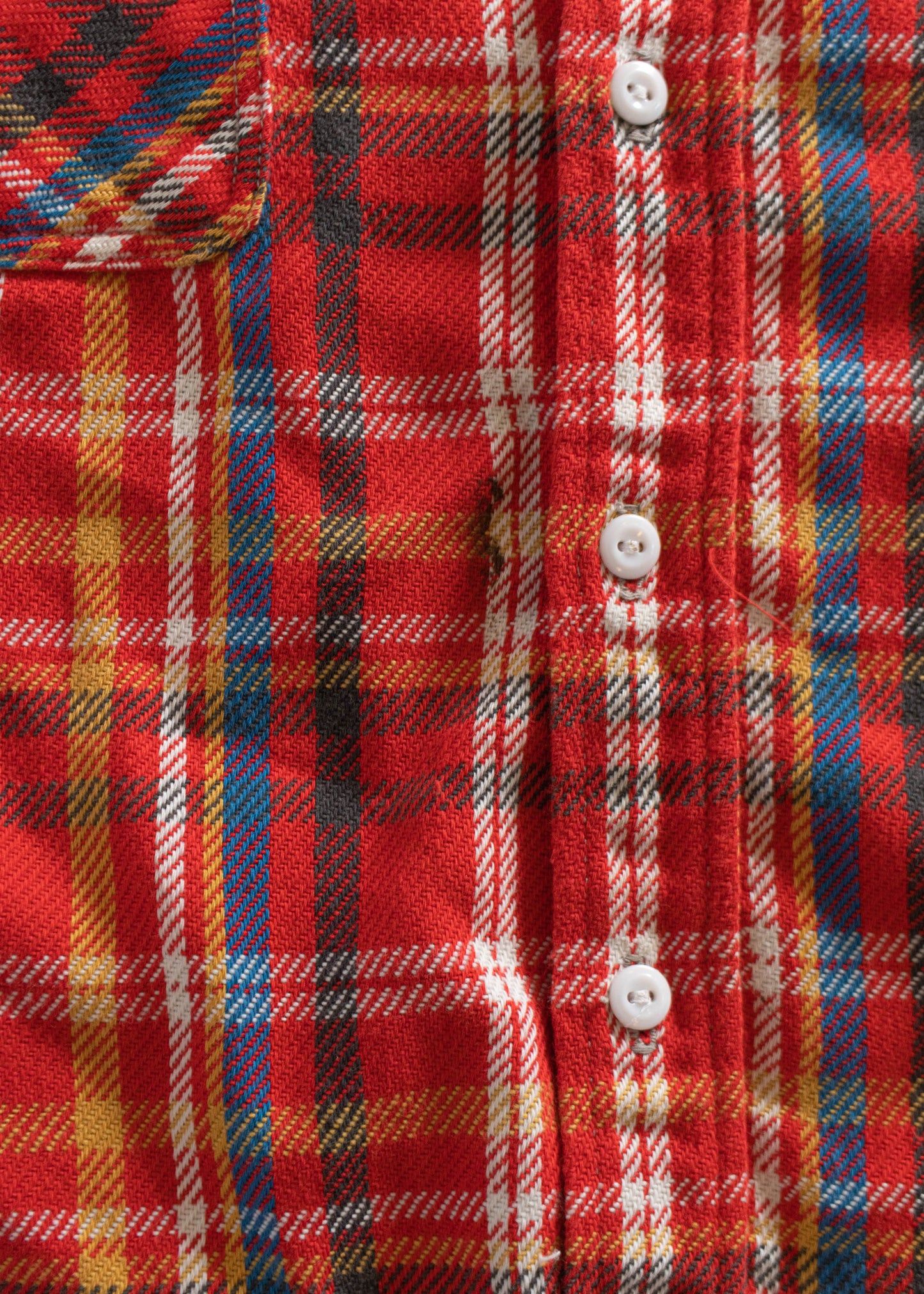 1970s Big Mac Cotton Flannel Button Up Shirt Size L/XL