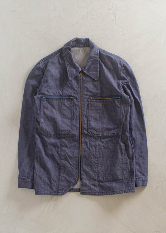 1980s European Workwear Chore Jacket Size XS/S