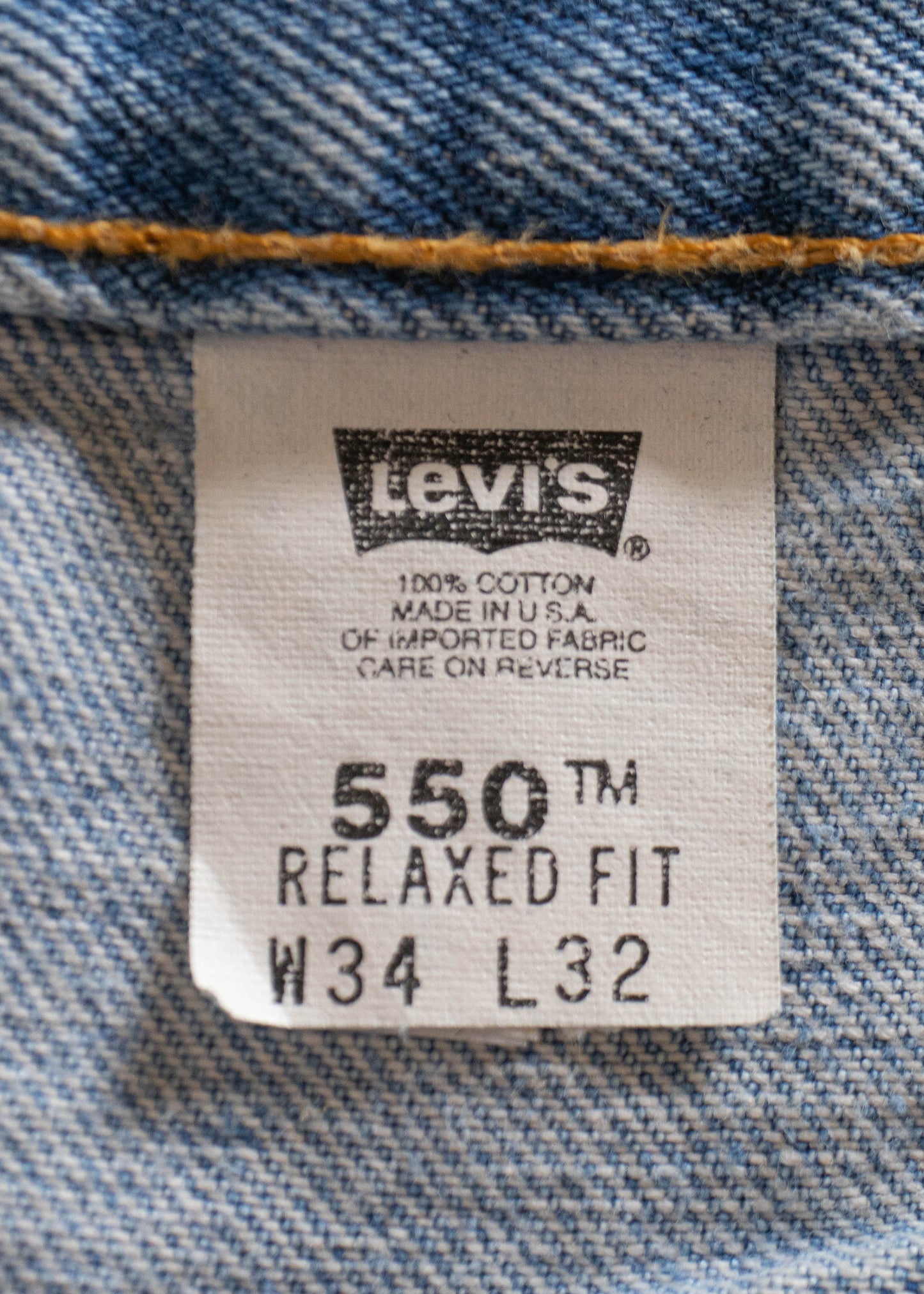 1980s Levi's 550 Lightwash Jeans Size Women's 29 Men's 32